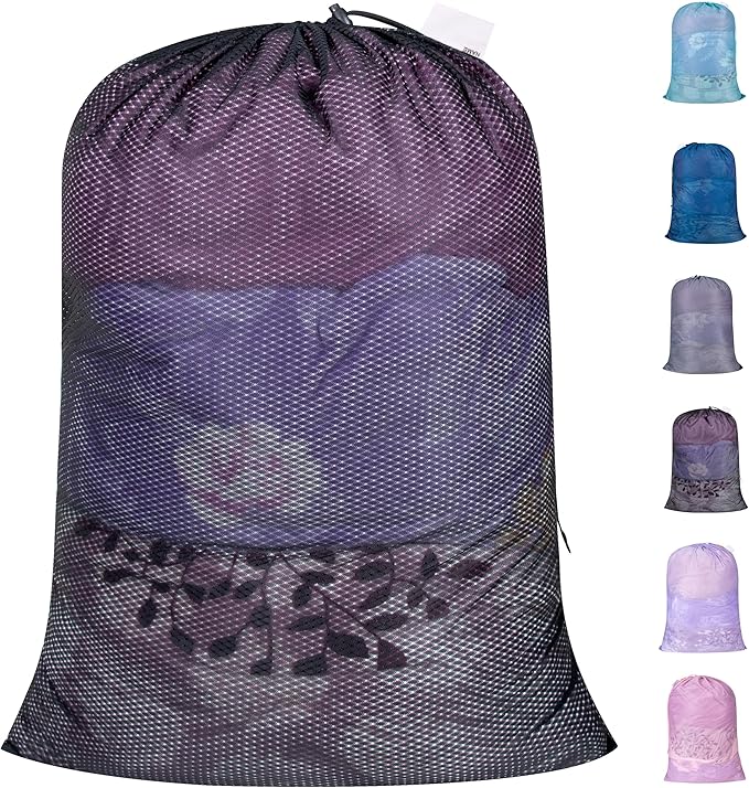Polecasa Extra Heavy Duty Large Diamond Mesh Laundry Bags