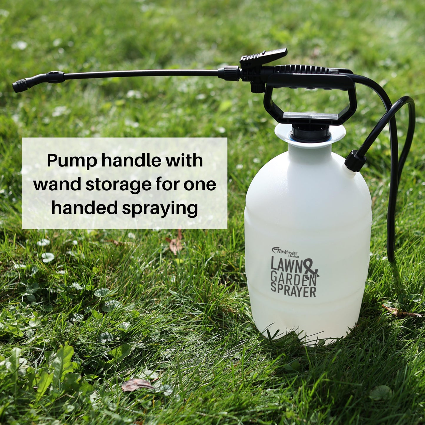 Flo-Master by Hudson 24101 1 Gallon Lawn and Garden Tank Sprayer, Translucent