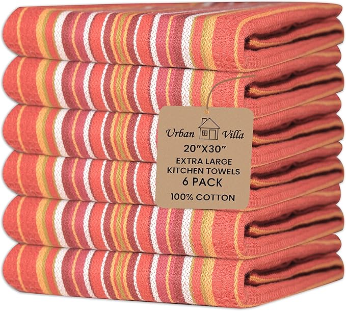 Urban Villa Kitchen Towels 100% Cotton Dish Towels