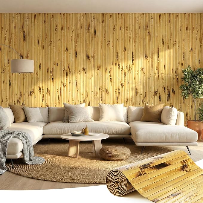 Bamboo Wall Panel, Peel and Stick wall Panels, paneles decorativos para pared