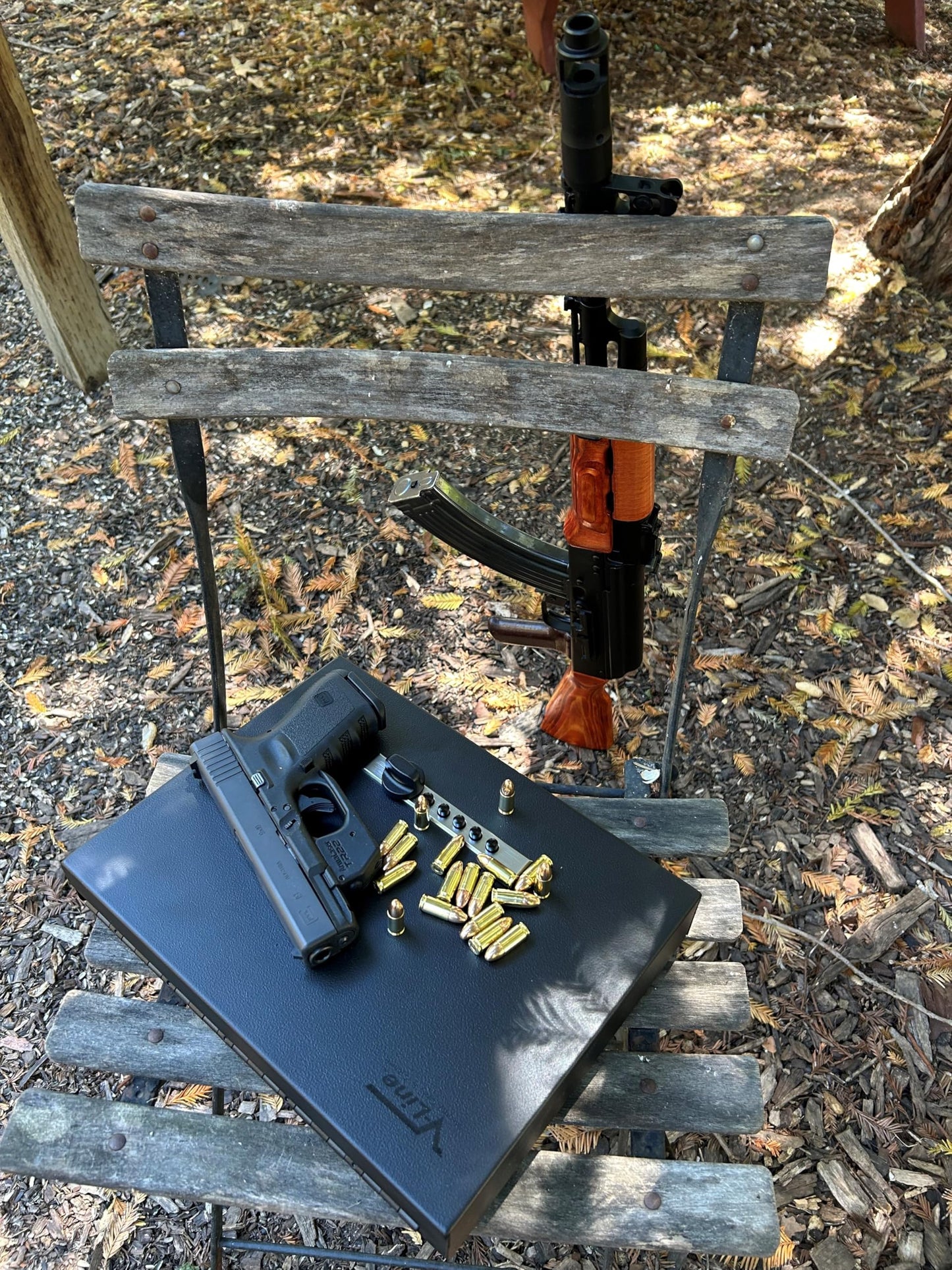 V-Line Tactical Top Draw Quick Access Security Case, Made in the USA, Made from Sturdy Steel and Fitted with a Simplex Mechanical Lock, Convenient and Secure