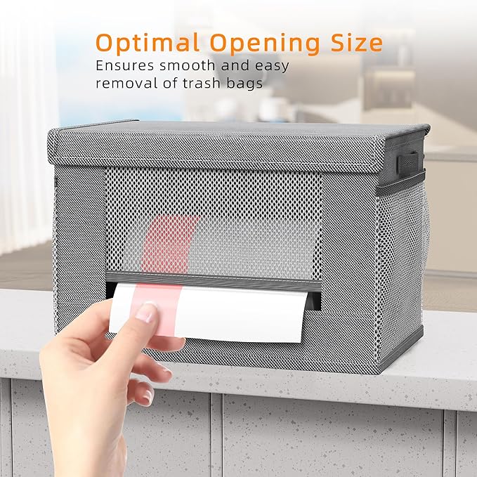 Trash Bag Holder Dispenser 2 Pack Extra Large, Oxford Cloth Garbage Bag Storage