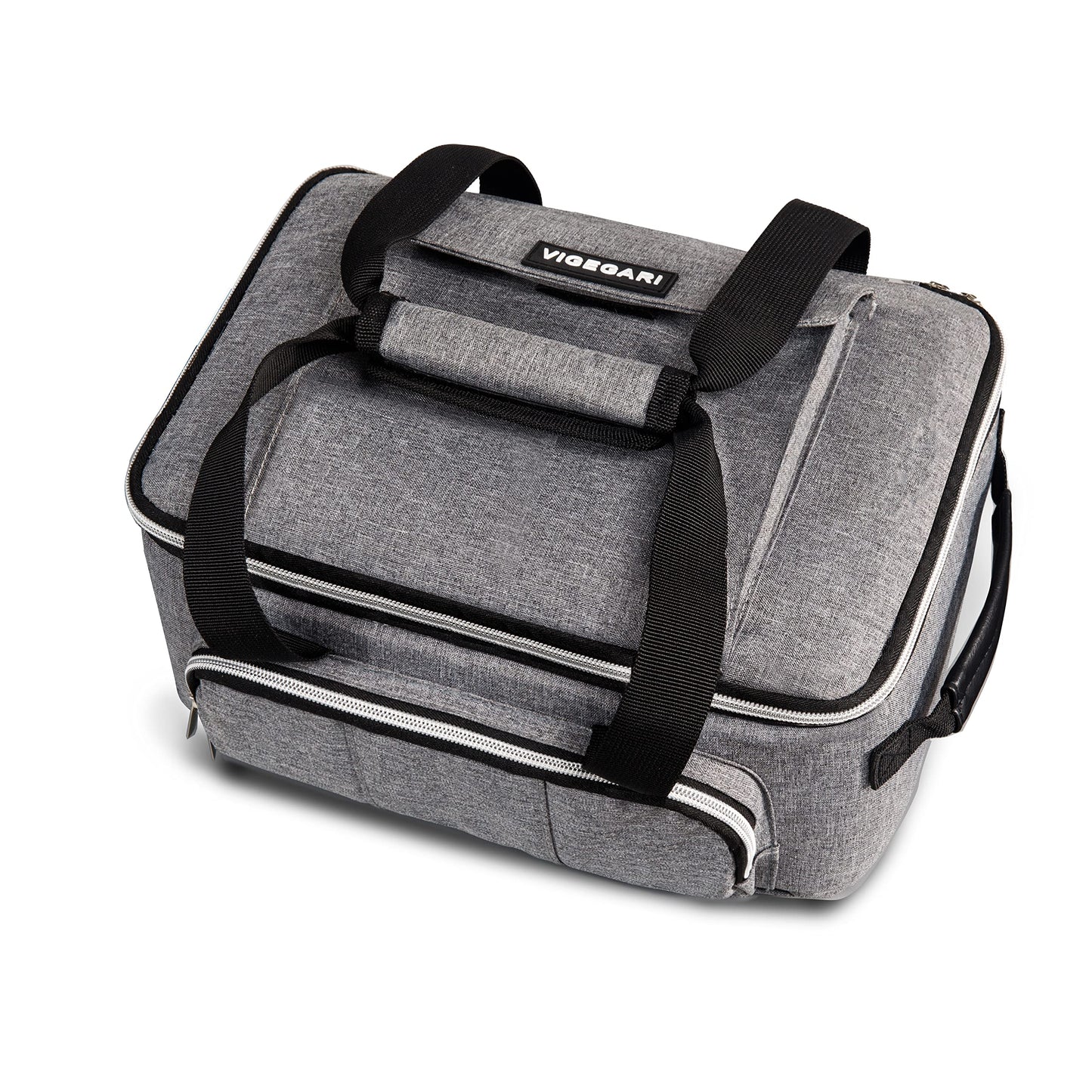 VIGEGARI Carrying Case for Cricut Joy, Tote Bag for Accessories and Supplies, Grey