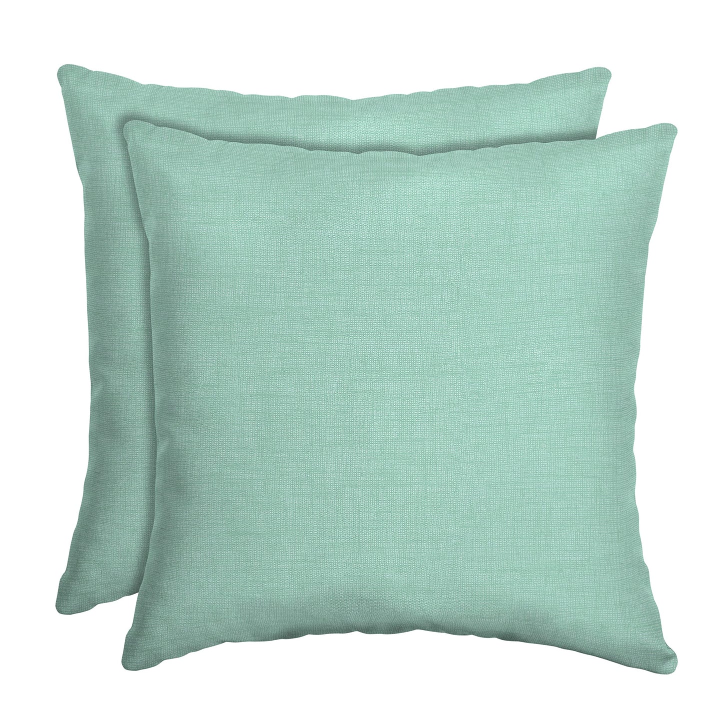 Arden Outdoor Toss Pillow, 2 Pack, 16 x 16, Rain-Proof, Fade Resistant Pistachio Botanical