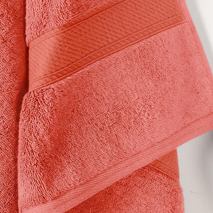 Superior Egyptian Cotton Pile Bath Towel Set of 2, Ultra Soft Luxury Towels