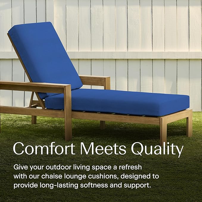 Honeycomb Outdoor Chaise Lounge Cushion