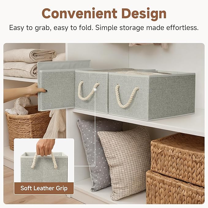 StorageWorks Storage Baskets for Shelves, Closet Organizers and Storage Bins