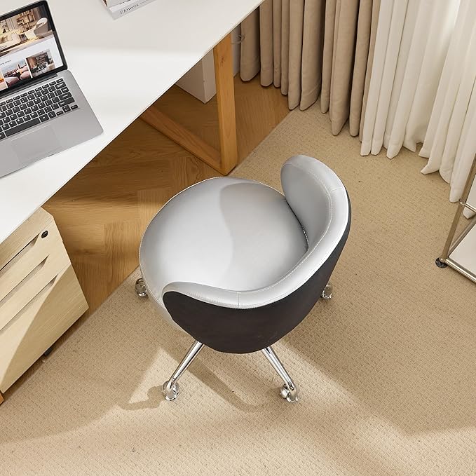 VINGLI Cute Small Swivel Desk Chair Comfy