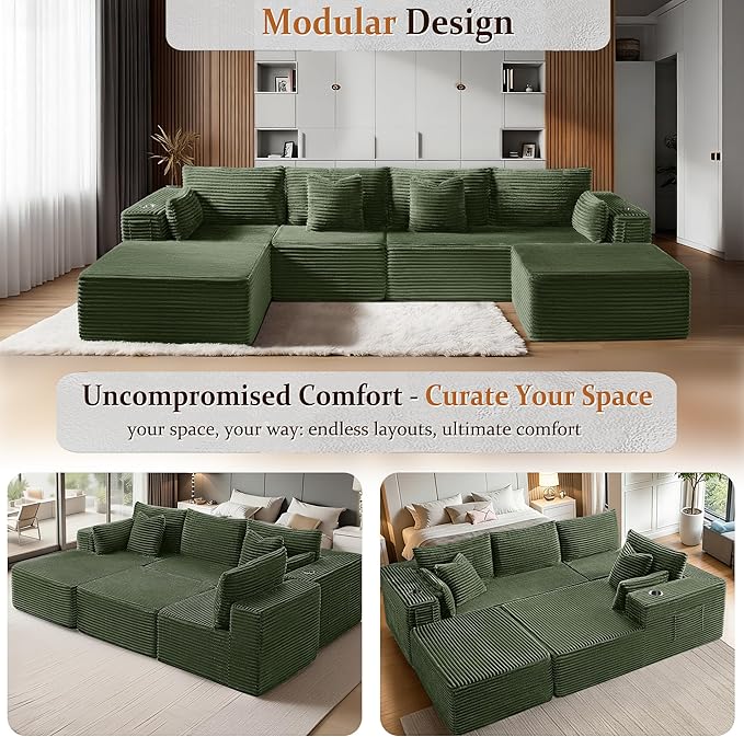 30" Cloud Sectional Couch Single Seat