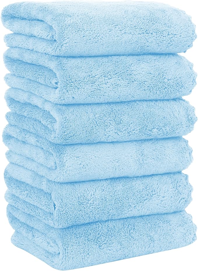 MOONQUEEN 6 Pack Premium Hand Towels