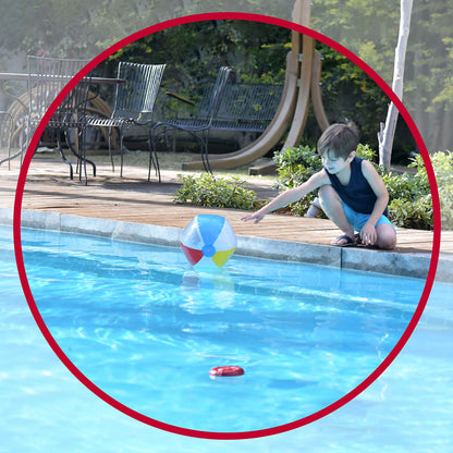 Lifebuoy Pool Alarm System - Pool Motion Sensor - Smart Pool Alarm That is Application Controlled. Powerful Sirens Blare at Poolside and Indoors