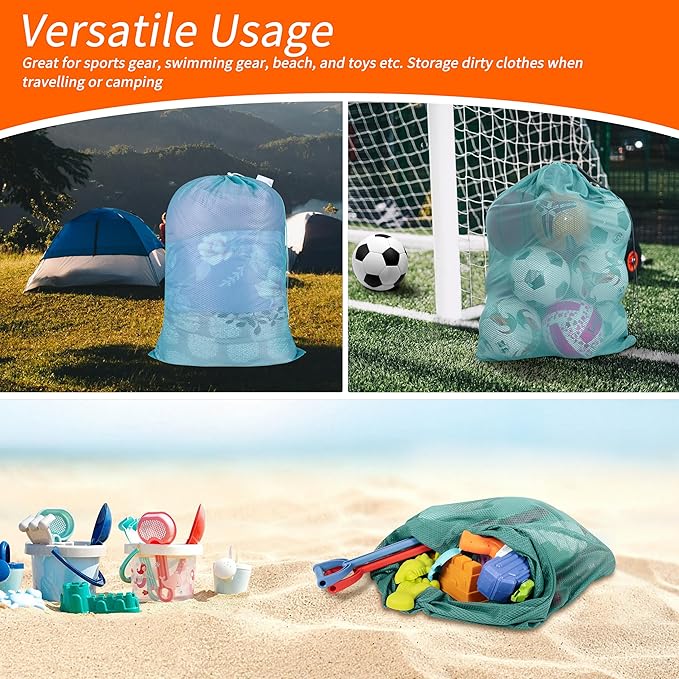 Polecasa Heavy Duty Diamond Large Mesh Laundry Bag