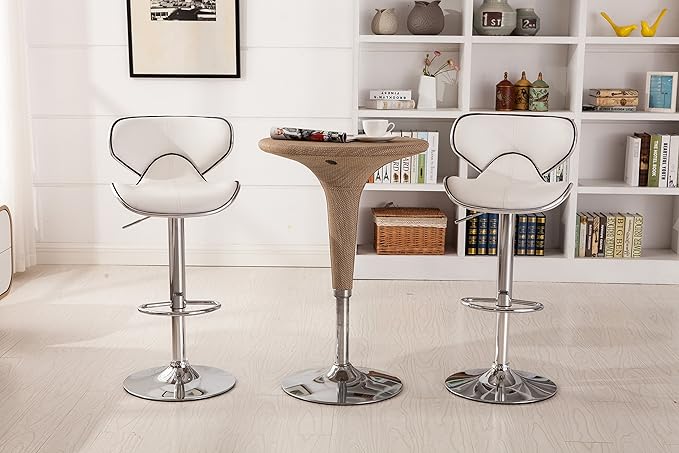 Roundhill Furniture Masaccio Cushioned Leatherette Upholstery Airlift