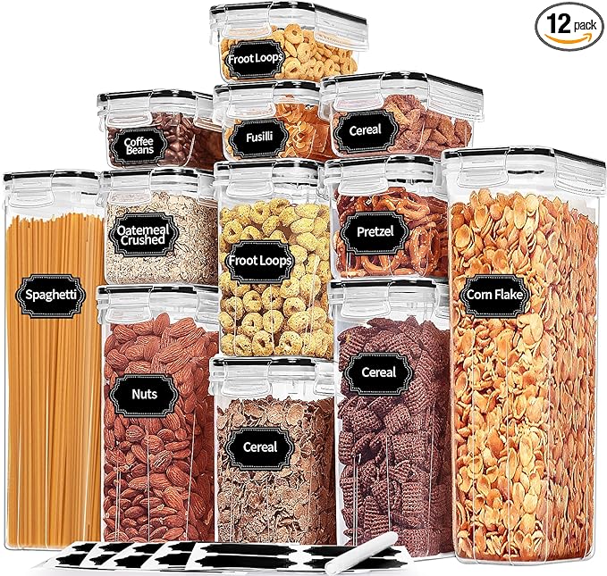 PRAKI Airtight Food Storage Containers