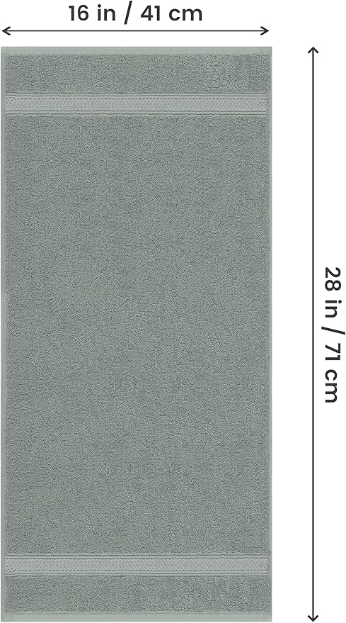 Utopia Towels 6 Pack Premium Hand Towels Set, 16 by 28 inches, 100% Ring Spun