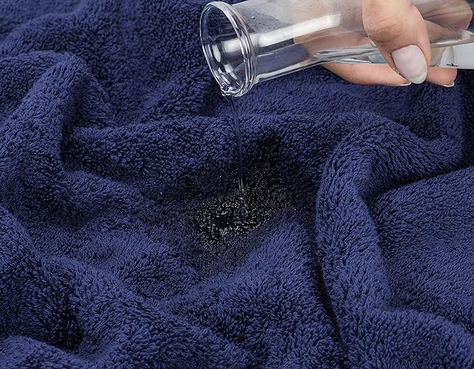 American Soft Linen 35x70 Jumbo Large Bath Towel, 600 GSM 100% Cotton Turkish