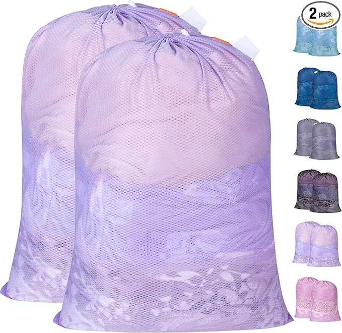 Polecasa Heavy Duty Large Mesh Laundry Bags