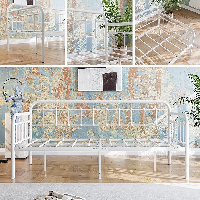 Metal Daybed Frame Twin Size