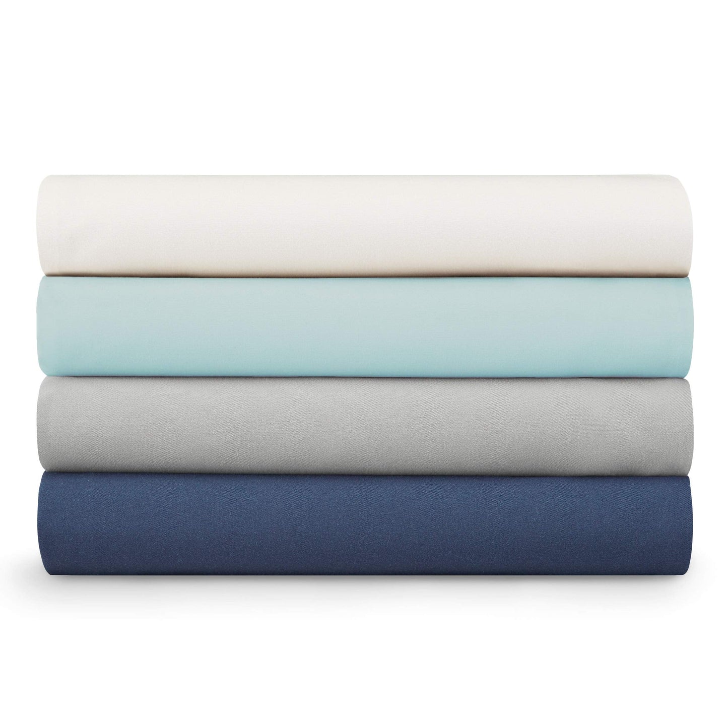 Nautica - King Sheets, Cotton Sateen Bedding, 400 Thread Count, Silky Smooth & Wrinkle Resistant (Regatta White, King)