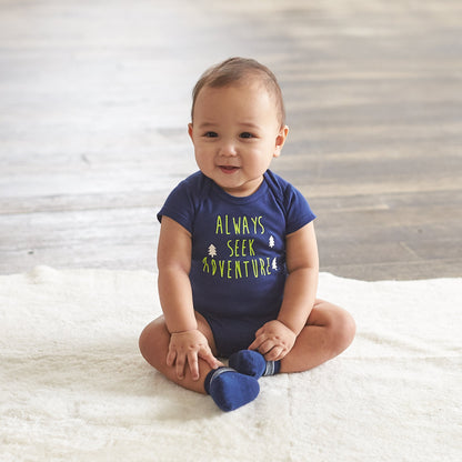 Gerber Baby Boys 5-Pack Short Sleeve Variety Onesies Bodysuits Hedgehog 0-3 Months