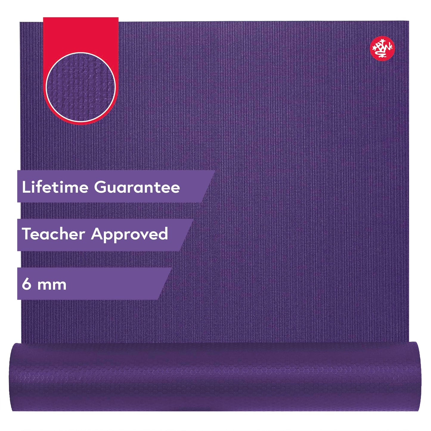 Manduka PRO Yoga Mat - 6mm | Lifetime Durability | Hygienic Construction | Premium Studio Quality | Teacher Approved