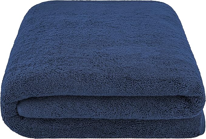 American Soft Linen 100% Cotton 600 GSM Turkish 40x80 Oversized Bath Towel Sheet