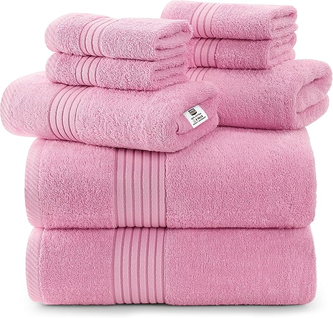 Utopia Towels 8 Piece Premium Towel Set, 2 Bath, 2 Hand, and 4 Washcloths