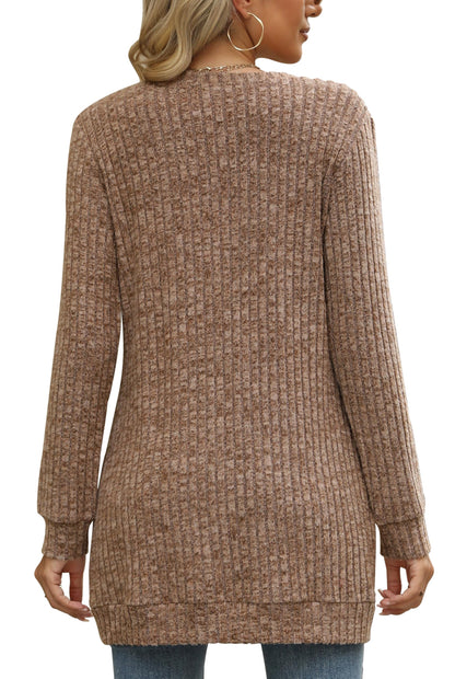 Sweaters for Women Long Sleeve Crewneck Sweatshirt Loose Casual Tunic Tops