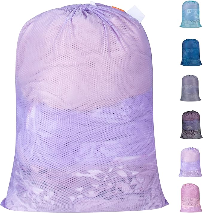 Polecasa Heavy Duty Diamond Large Mesh Laundry Bag