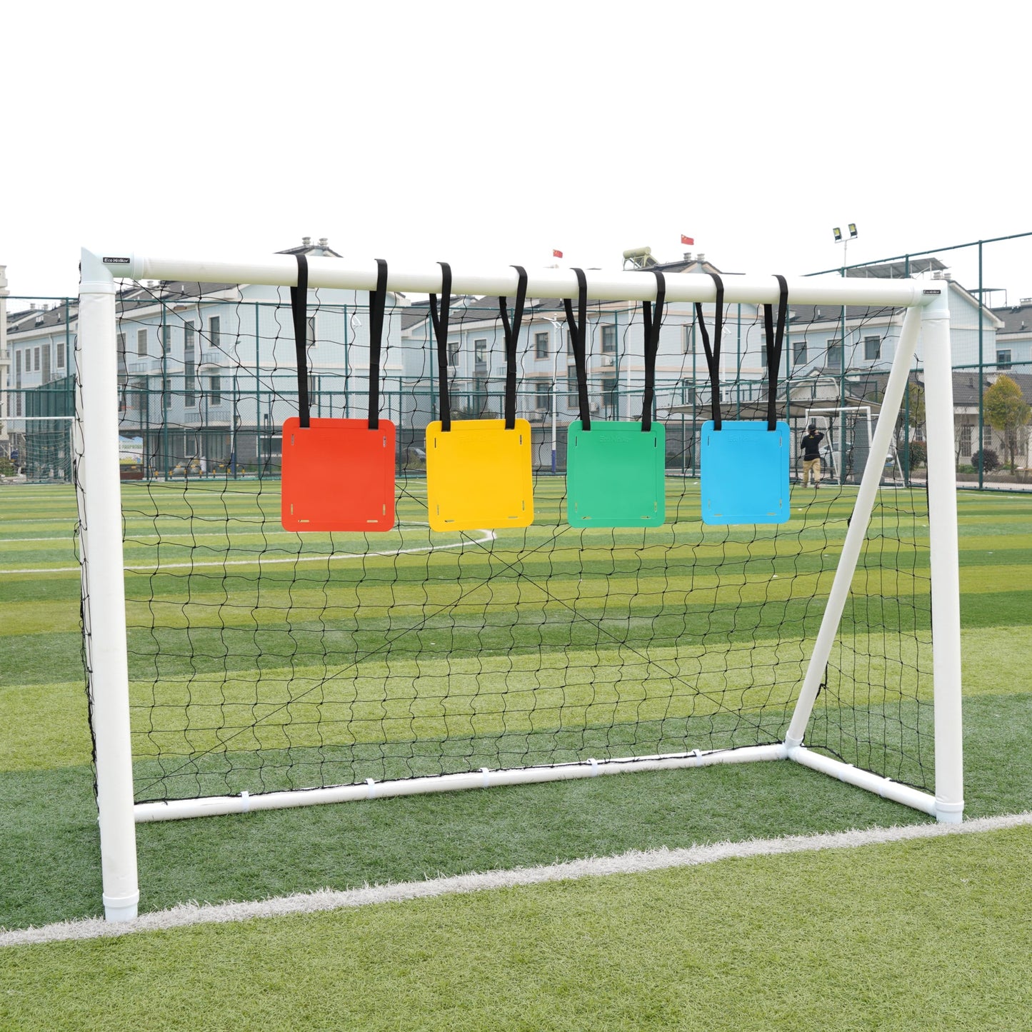 Eco Walker Soccer Goal Shooting Target Discs Sports Goal Reactive Agility Training: Enhance Accuracy and Agility for Lacrosse, Hockey, Soccer, Baseball