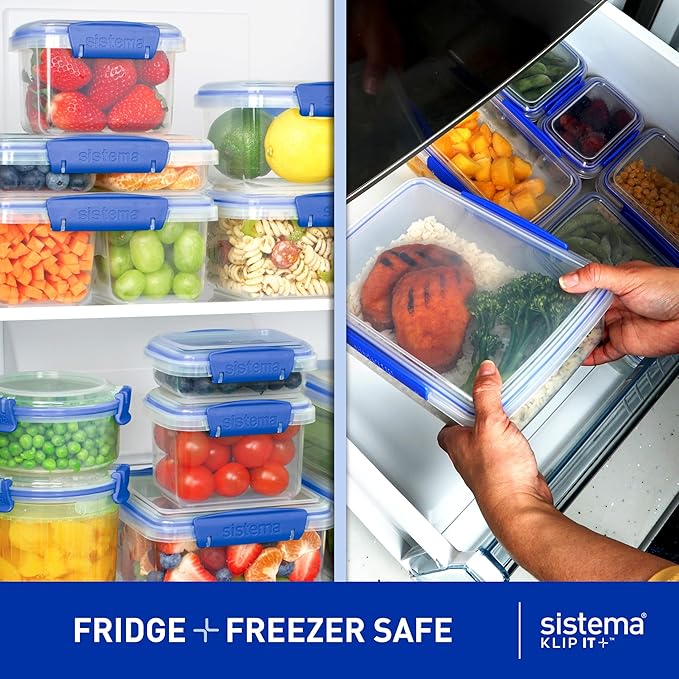 Sistema KLIP IT Food Storage Container, 5 L, Airtight & Stackable