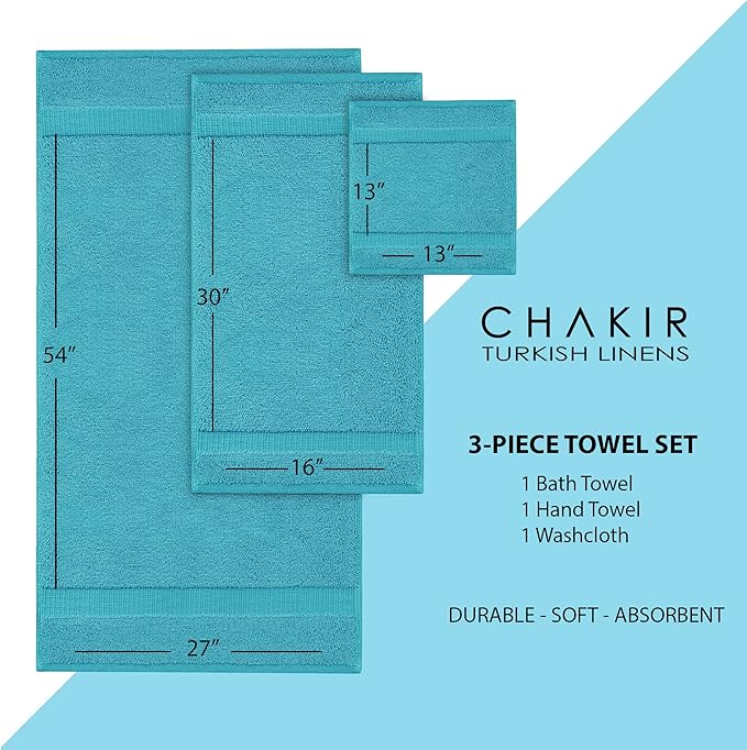 Chakir Turkish Linens | Hotel & Spa Quality 100% Cotton Premium Turkish Towels
