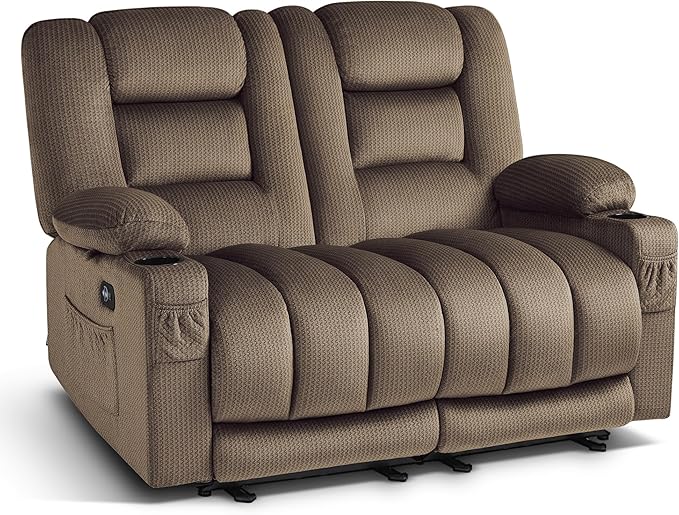 MCombo 55.9" Zero Gravity Power Loveseat Recliner
