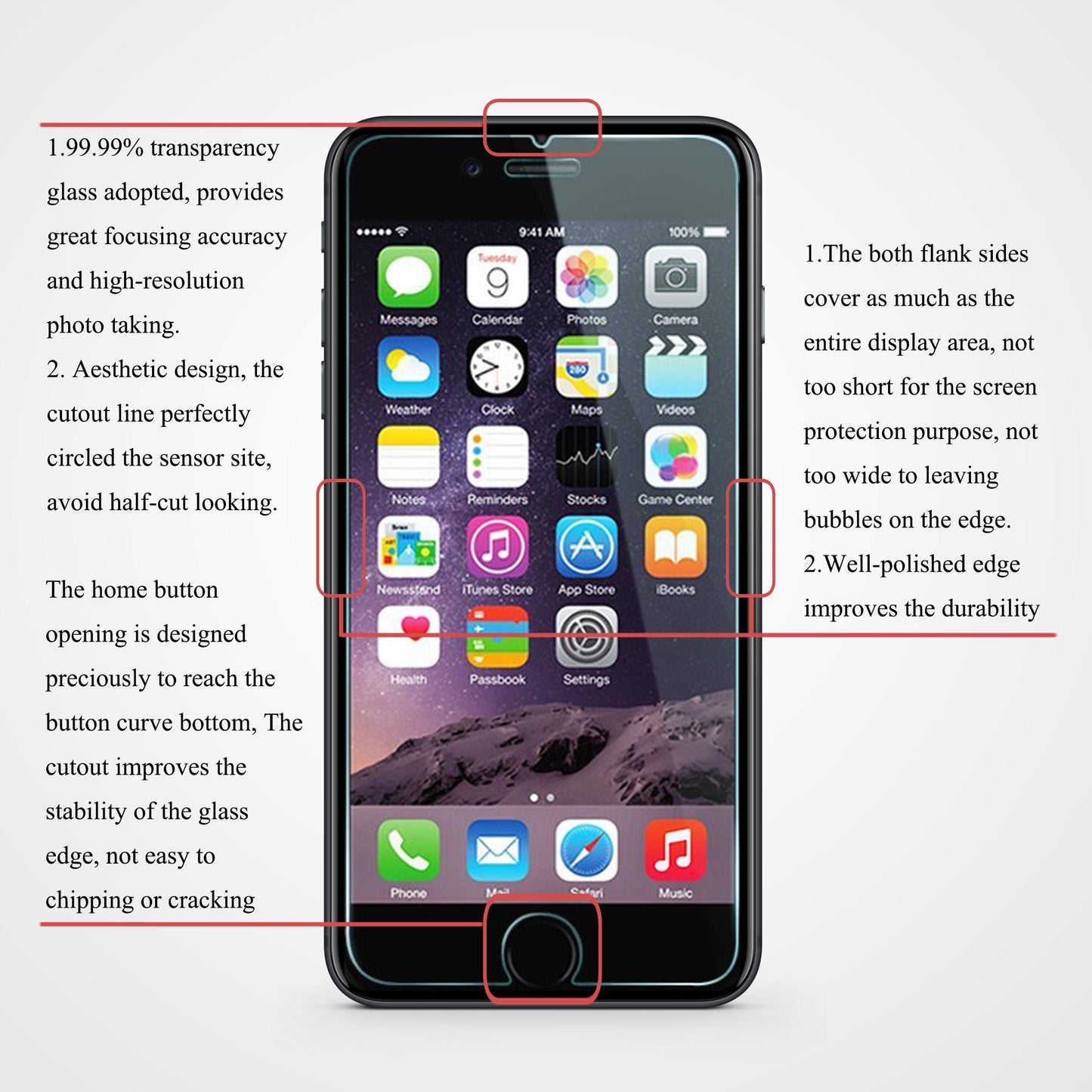 Ailun Screen Protector for iPhone 16 / iPhone 15 / iPhone 15 Pro [6.1 Inch] Display 3 Pack Tempered Glass, Dynamic Island Compatible, Case Friendly [Not for iPhone 16 Pro 6.3 Inch].