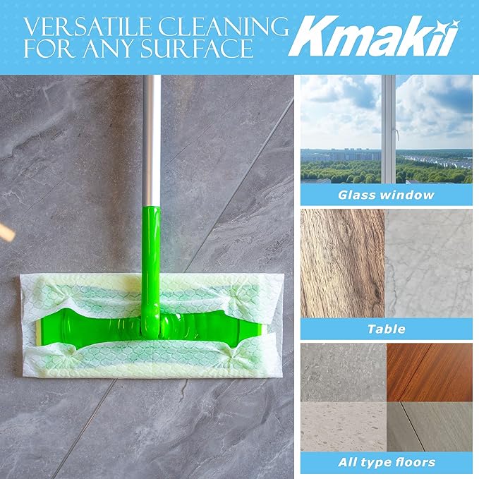 KMAKII Dry Sweeping Cloths Dry Mop Refills