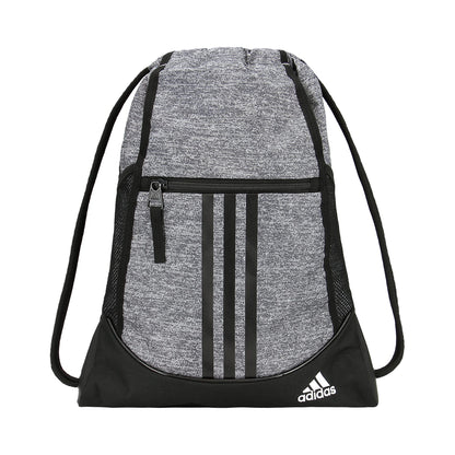adidas Alliance Sackpack – Drawstring Backpack for Sports, Small Gym Bag
