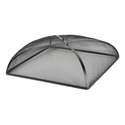 Good Directions 782 Heavy Duty Fire Pit Spark Screen Square Cover with Mesh, Handle and Lifter, 30" Square, Black, Patio, Lawn & Garden