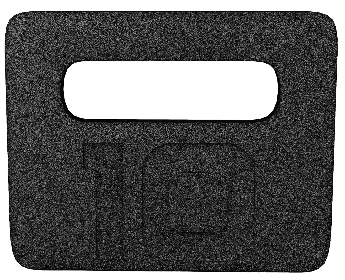 Signature Fitness Fitvids Cast Iron Plate – Weighted Plate for Swings – 10 pounds – Black