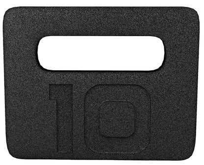Signature Fitness Fitvids Cast Iron Plate – Weighted Plate for Swings – 10 pounds – Black