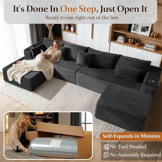 30" Cloud Sectional Couch Single Seat