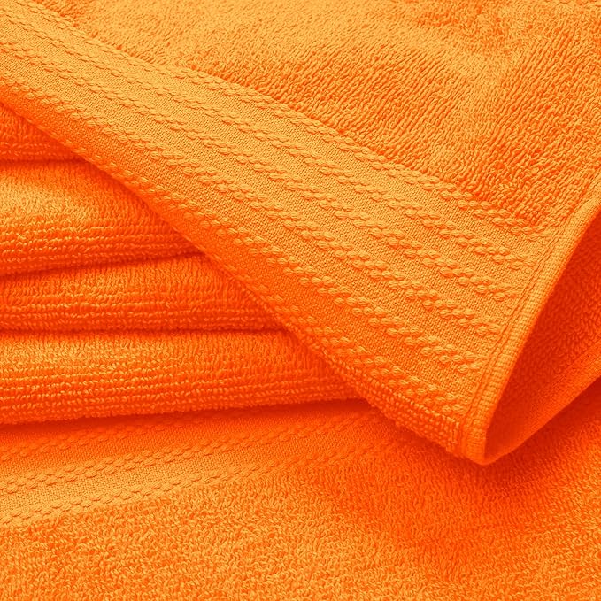 GLAMBURG Premium Cotton Oversized 2 Pack Bath Sheet 35x70-100% Pure Cotton