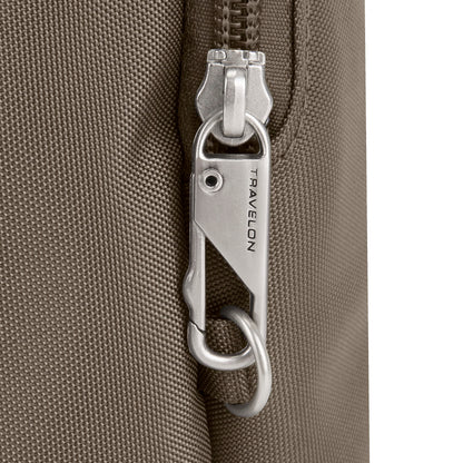 Travelon Anti-theft Classic N/S Crossbody Cross Body Bag, Brown, One Size, Travelon Anti-theft Classic N/S Crossbody