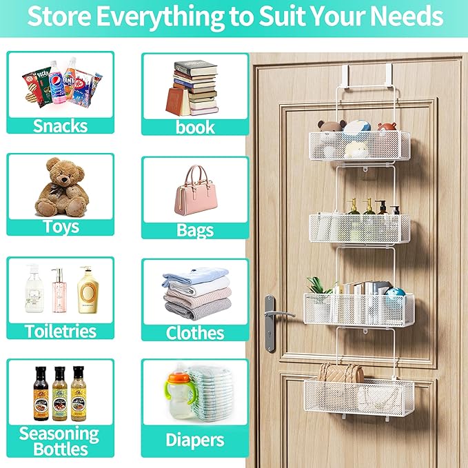 HapiRm Over Door Organizer Storage