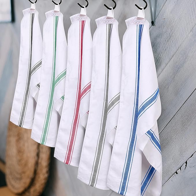 Utopia Towels Black Dish Towels 100% Ring Spun Cotton Highly Absorbent &