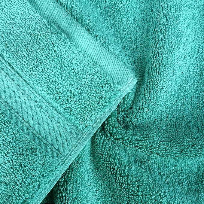 Superior Egyptian Cotton Pile Bath Towel Set of 4, Ultra Soft Luxury Towels