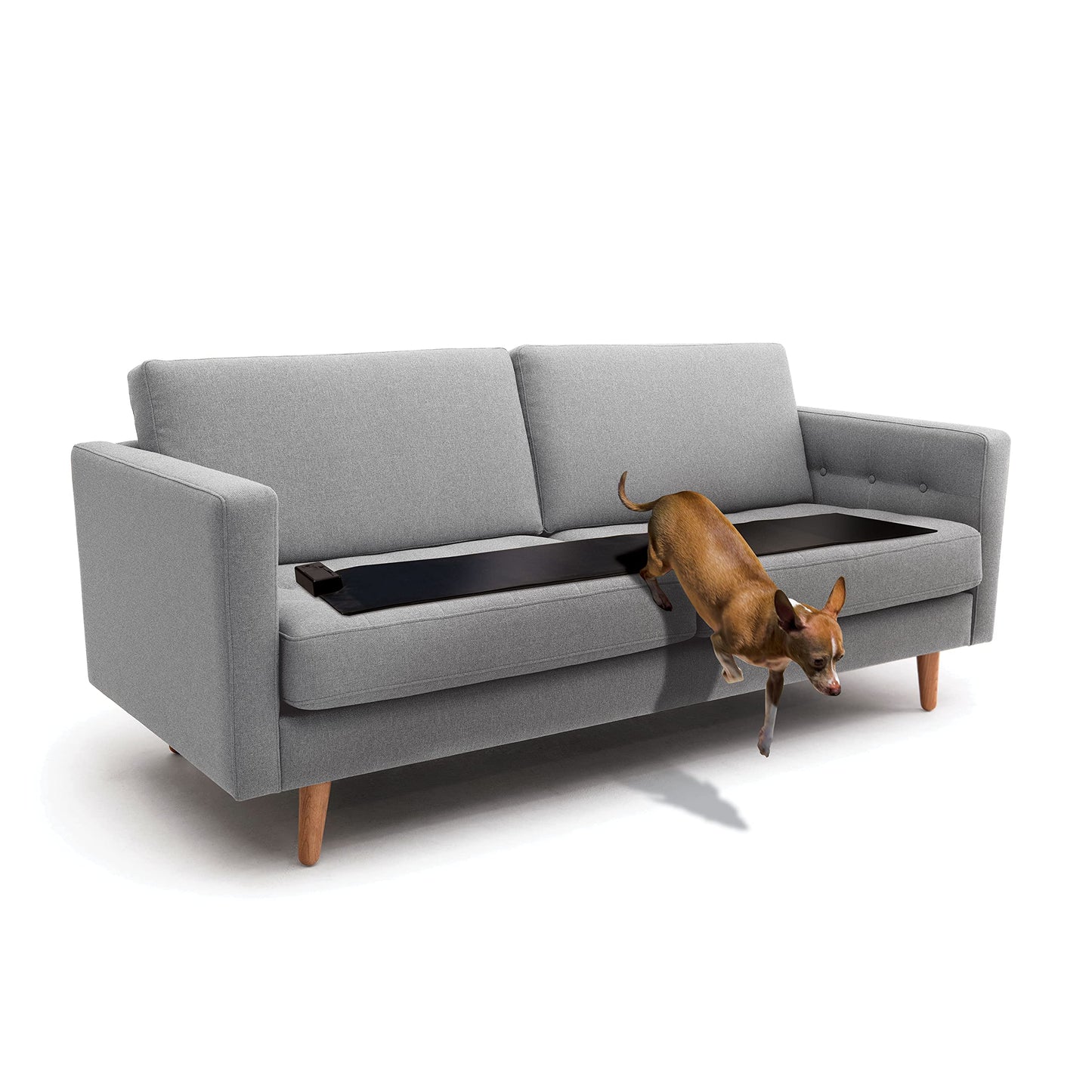 Pet Parade Stay Off! Mat - Indoor Pet Training Sonic Repellent for Dogs and Cats, Browns