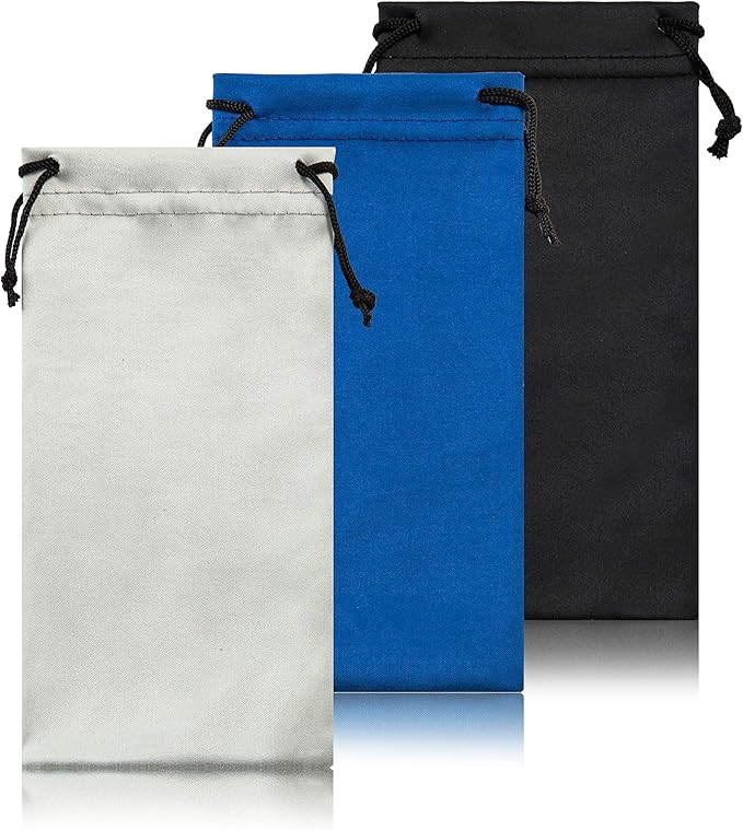 TRIUMPH VISION Soft Eyeglass Pouch 3 Pack