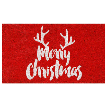 Calloway Mills 101741729R Christmas Antlers Doormat