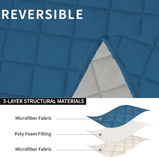 Easy-Going Recliner Sofa Cover, Reversible Couch Cover