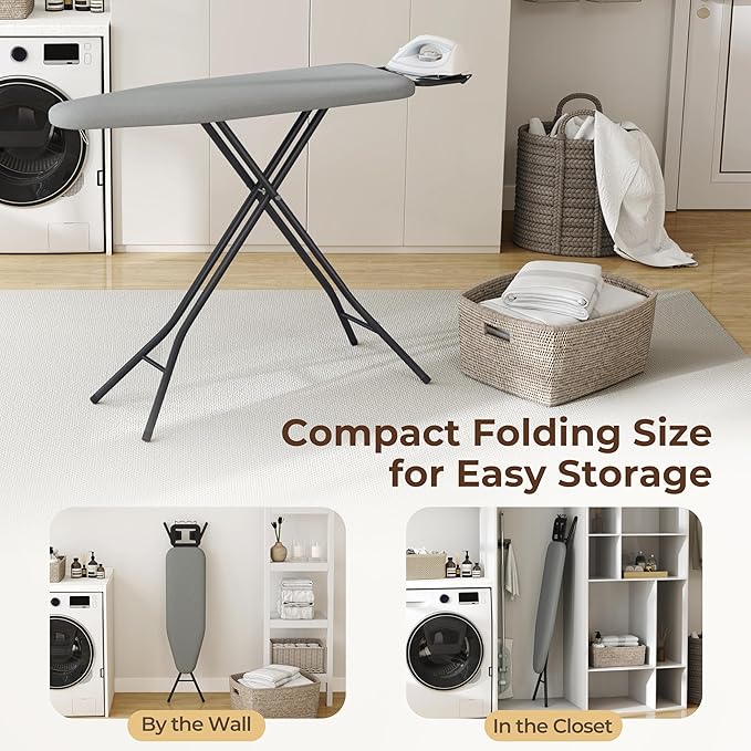 Yaheetech Foldable Ironing Board, Heavy Duty Iron Board